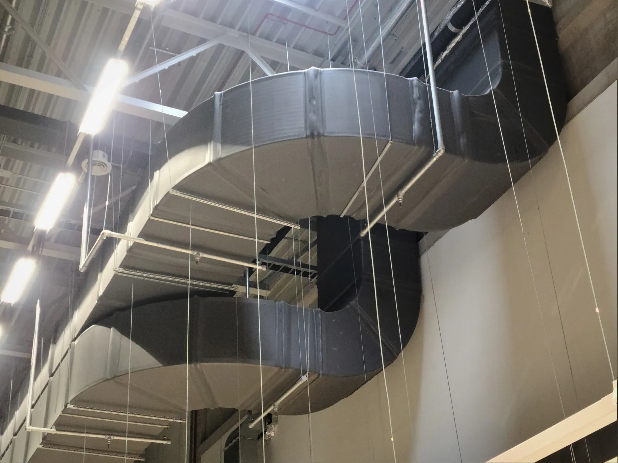 Commercial HVAC sheet metal ductwork fabrication